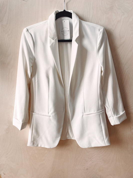 Drew White Blazer