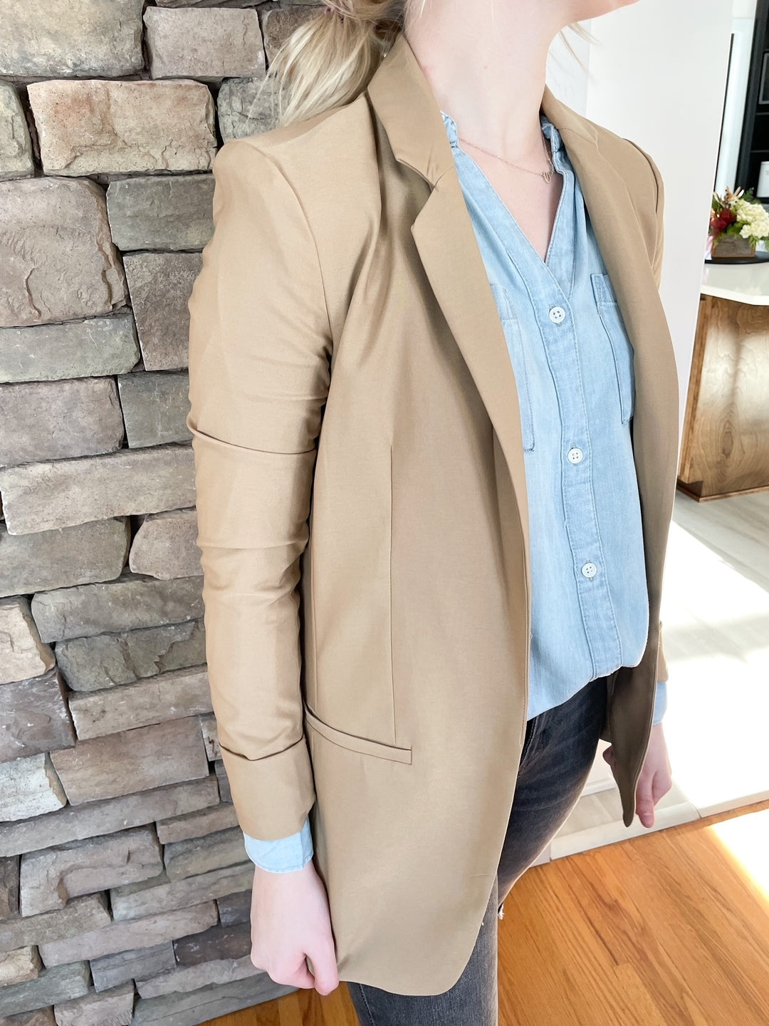 Drew Taupe Blazer