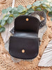 Serenity Black Saddle Bag