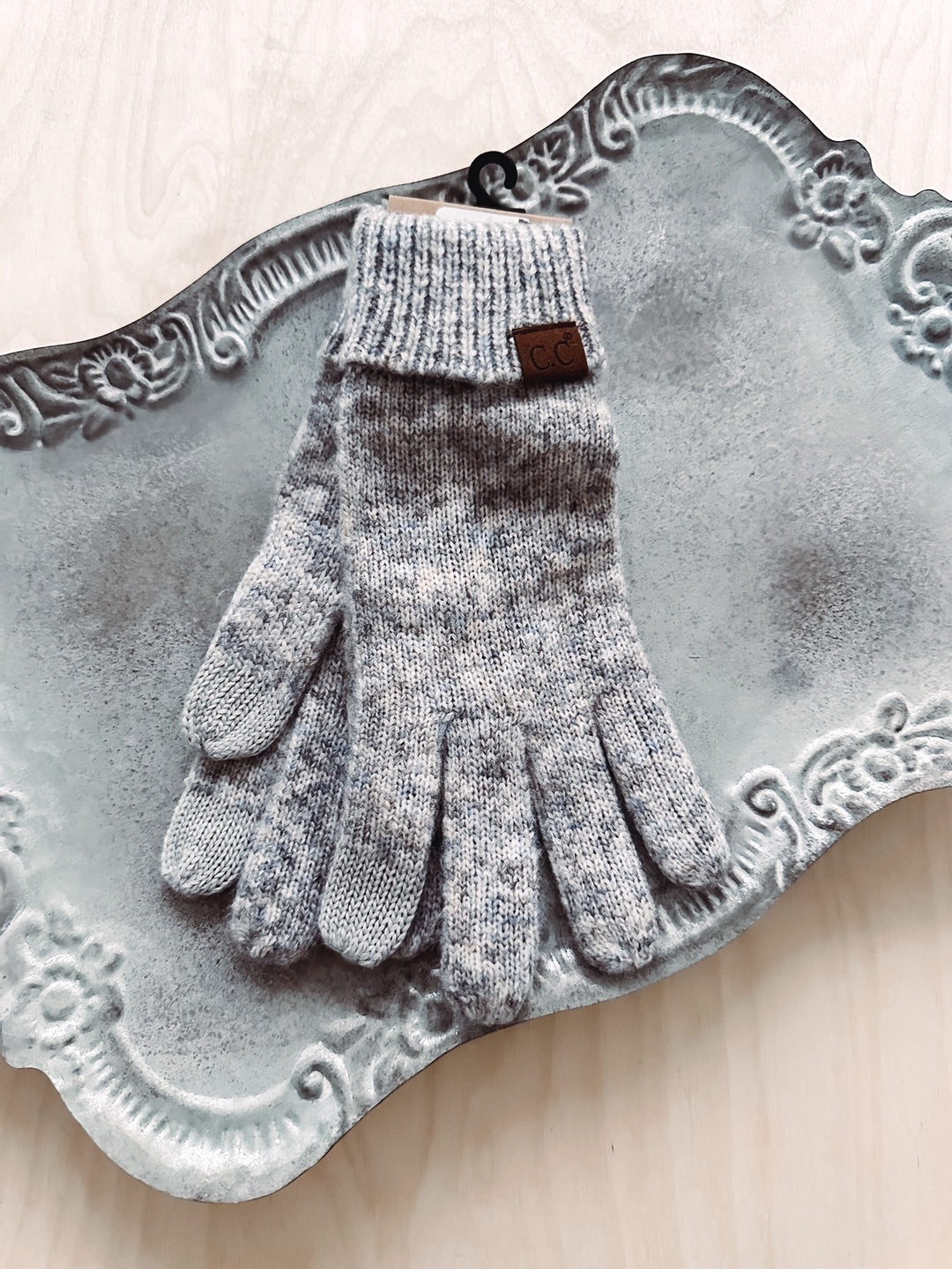 Kenna Speckled Soft Knit Glove